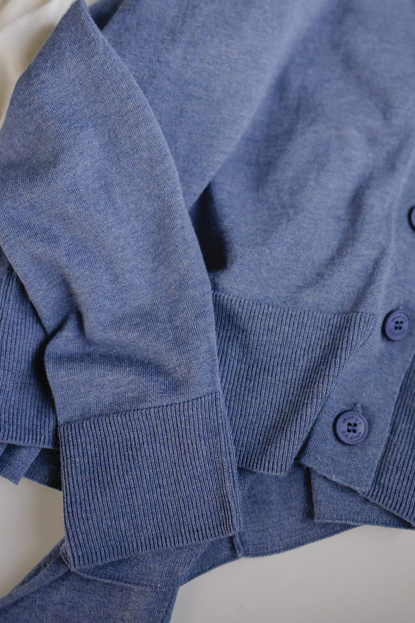 26SS Cardigan surdimensionné original en coton et soie /CT26119