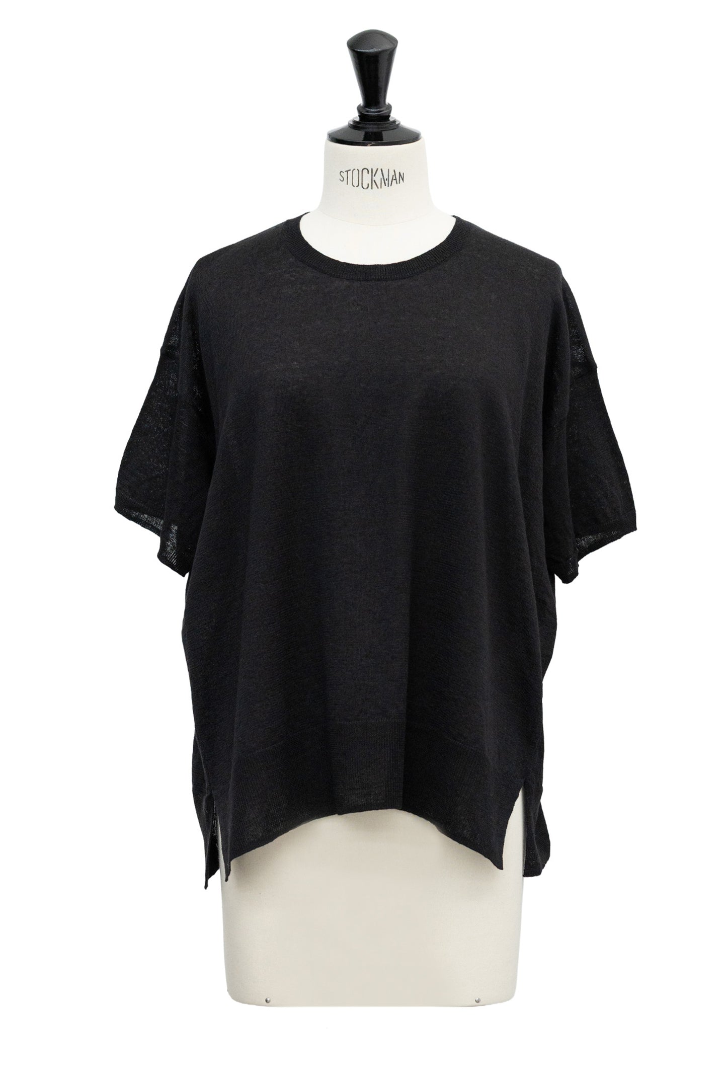 26SS Pull à demi-manches en lin /CT26122