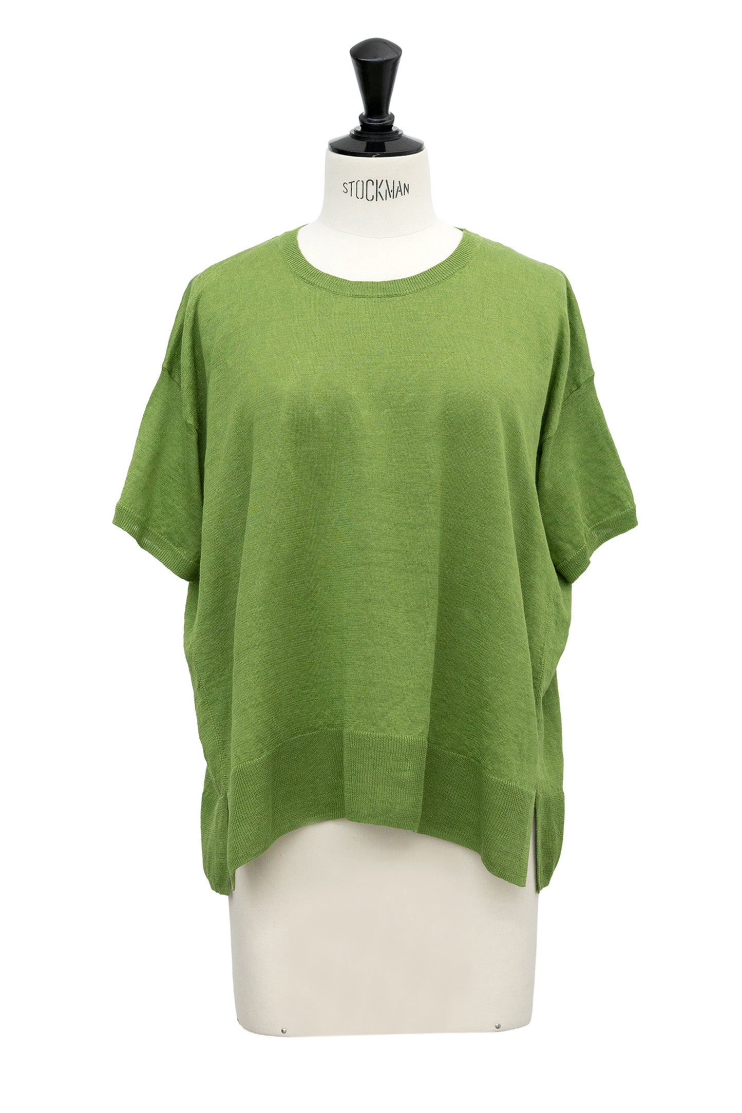 26SS Pull à demi-manches en lin /CT26122