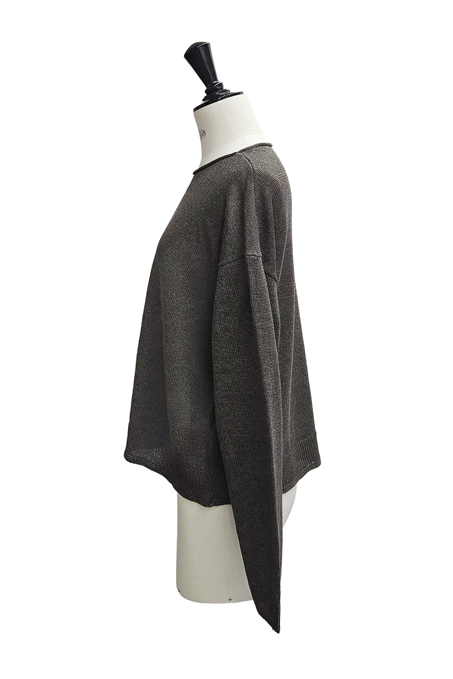 26SS Pull à encolure bateau en lin /CT26125