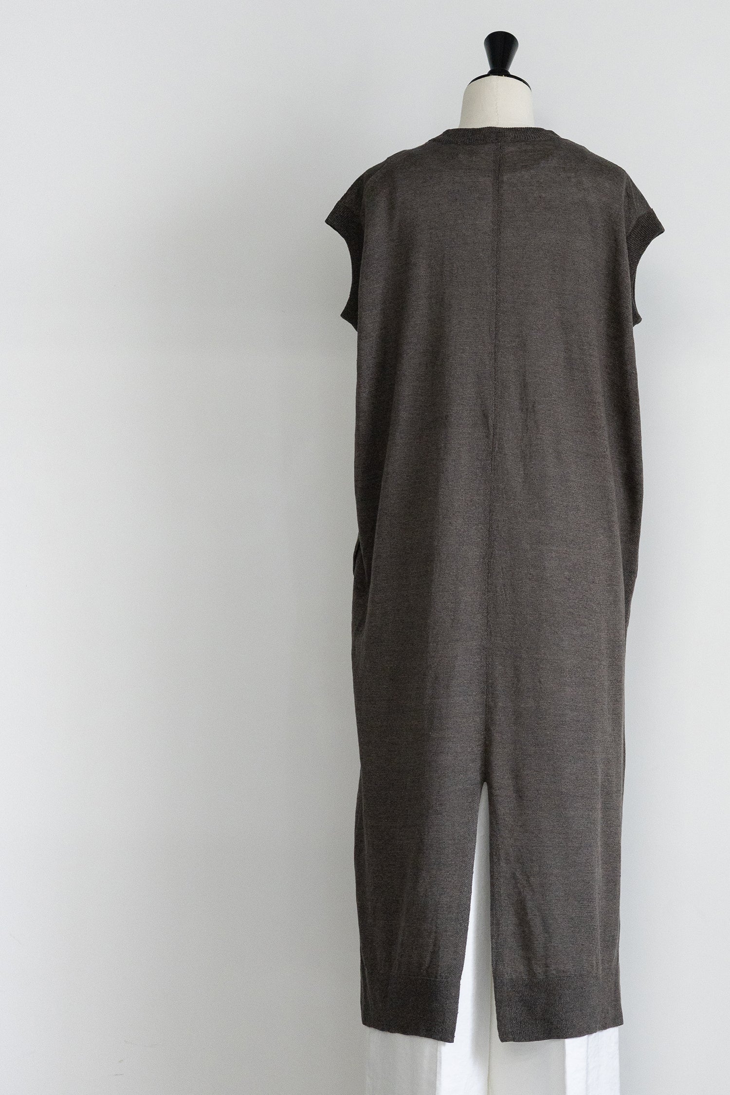 26SS Robe sans manches en lin /CT26127