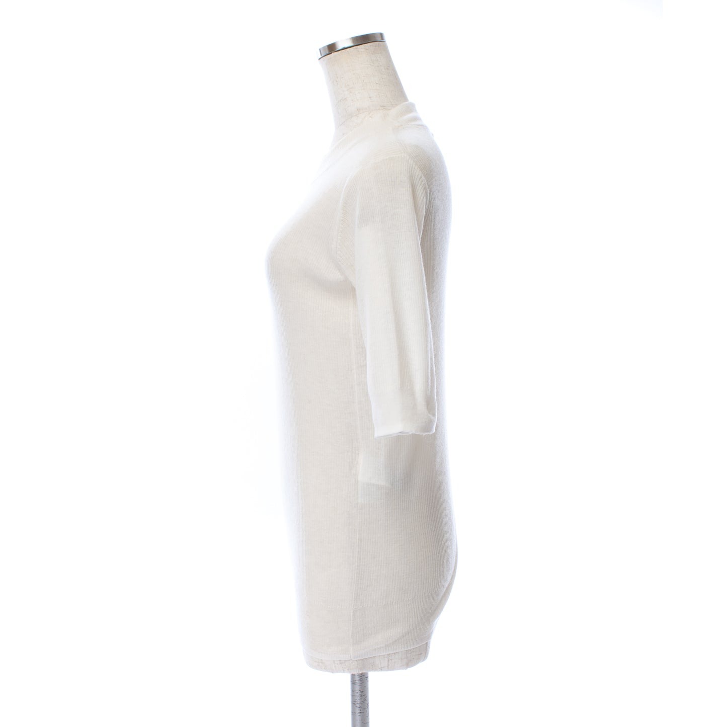 26AW Pull original en laine légère à côtes et manches mi-longues /CT26301