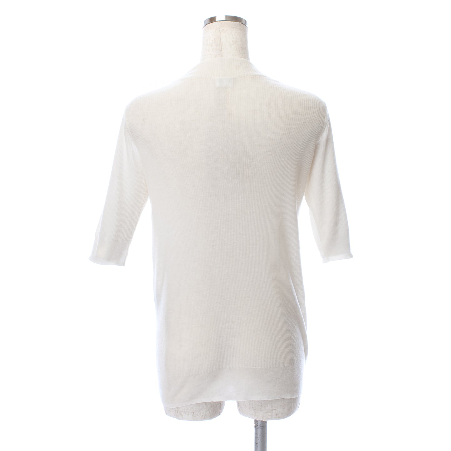 26AW Pull original en laine légère à côtes et manches mi-longues /CT26301