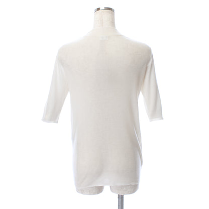 26AW Pull original en laine légère à côtes et manches mi-longues /CT26301