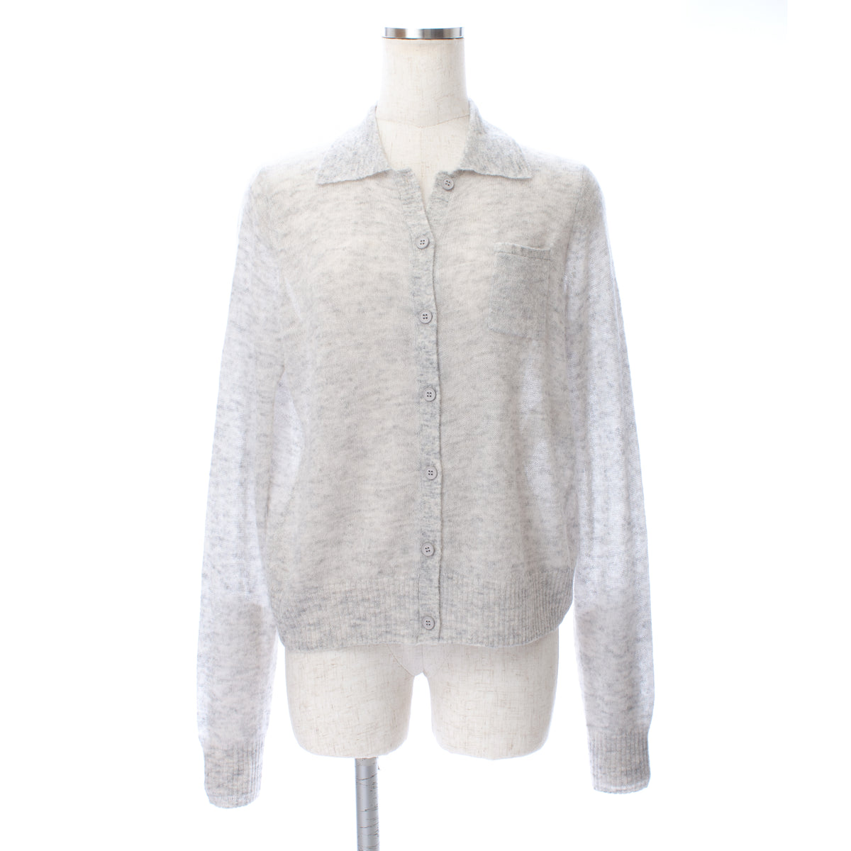 26AW Gilet col polo en alpaga léger /CT26305