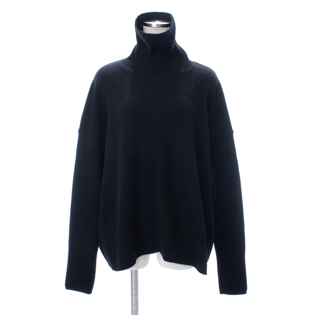 26AW Pull oversize col roulé en yak italien /CT26310