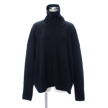 26AW Pull oversize col roulé en yak italien /CT26310
