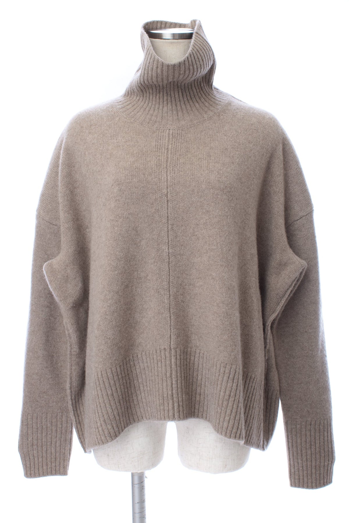 26AW Pull oversize col roulé en yak italien /CT26310