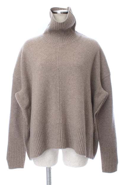 26AW Pull oversize col roulé en yak italien /CT26310