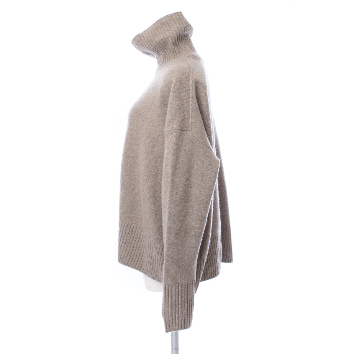 26AW Pull oversize col roulé en yak italien /CT26310