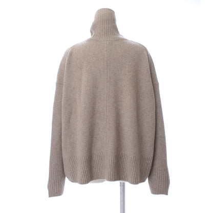 26AW Pull oversize col roulé en yak italien /CT26310