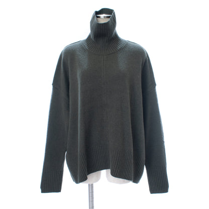 26AW Pull oversize col roulé en yak italien /CT26310