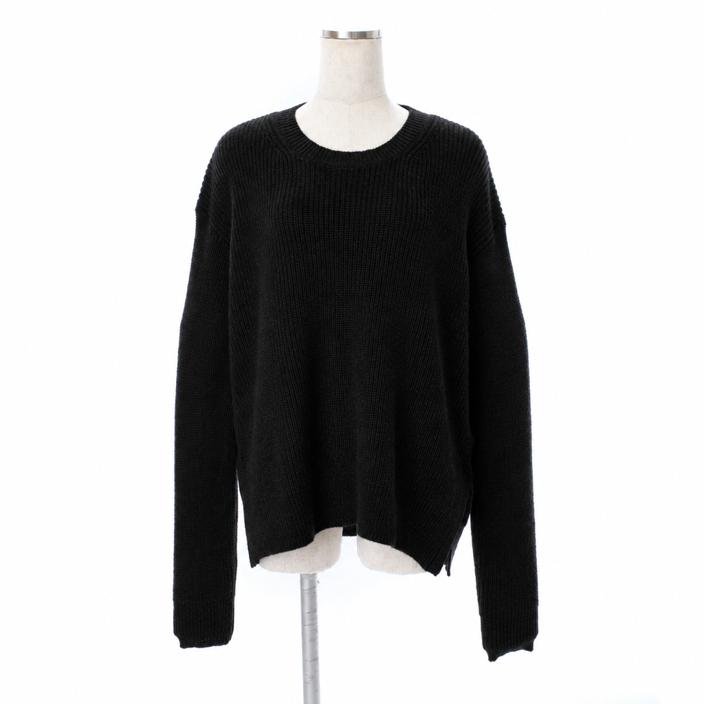 26AW Royal alpaca side slit pullover /CT26313