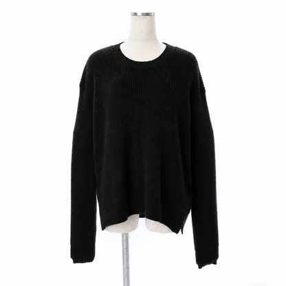 26AW Royal alpaca side slit pullover /CT26313
