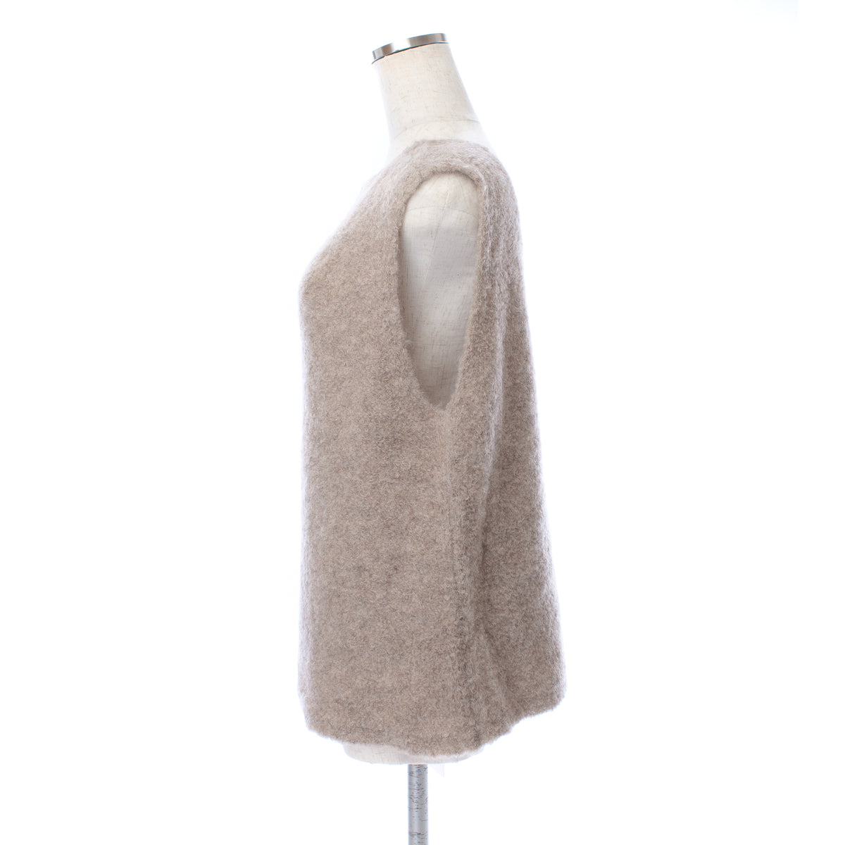 26AW Gilet reversible en maille bouclée d'Alpaga /CT26316