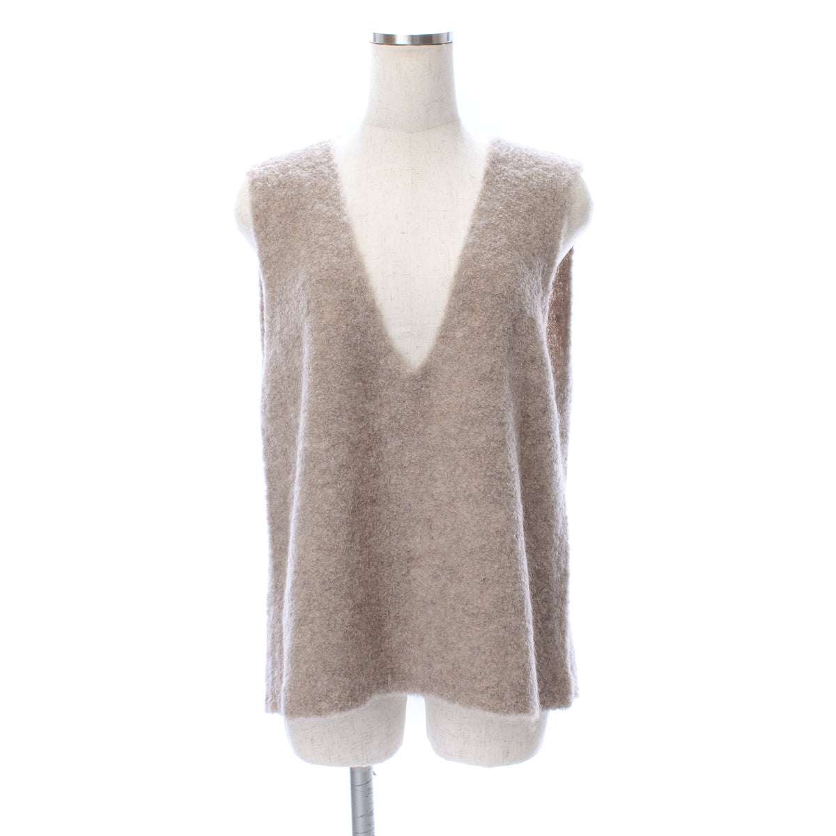 26AW Gilet reversible en maille bouclée d'Alpaga /CT26316