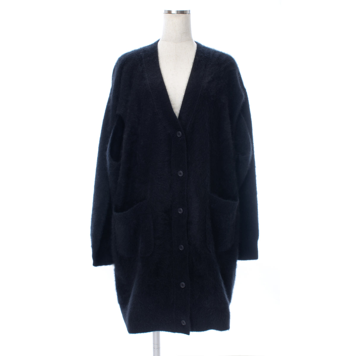 26AW Fox cashmere 2-way cardigan /CT26325