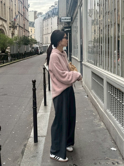 26AW Sweat à capuche en renard et raton laveur /CT26330