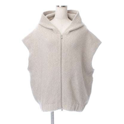 26AW Gilet zippé oversize en raton laveur et renard /CT26331