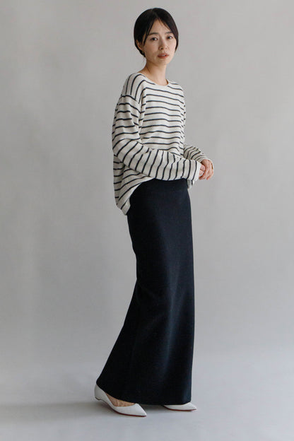 24SS Cotton cashmere pencil skirt /CT24123
