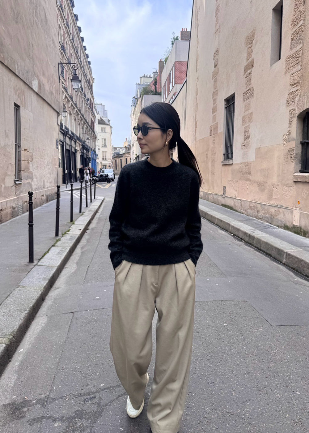 26capsule Raccoon fox crew neck pullover /CT23109