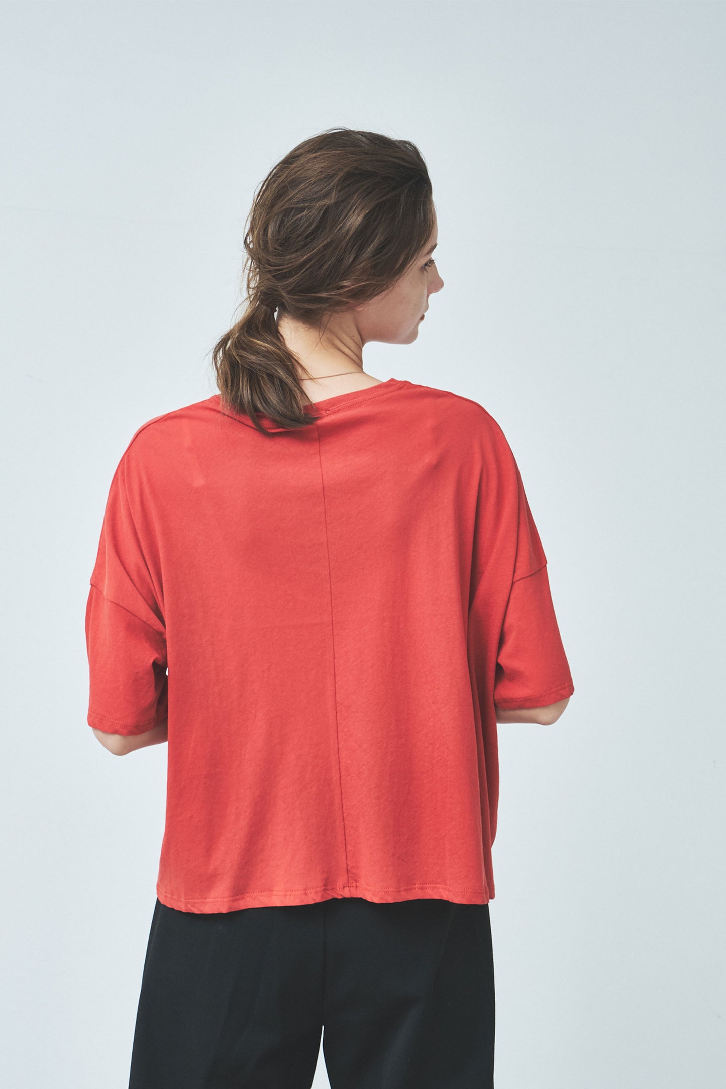 Pull manches mi-longue ROUGE /CT23129