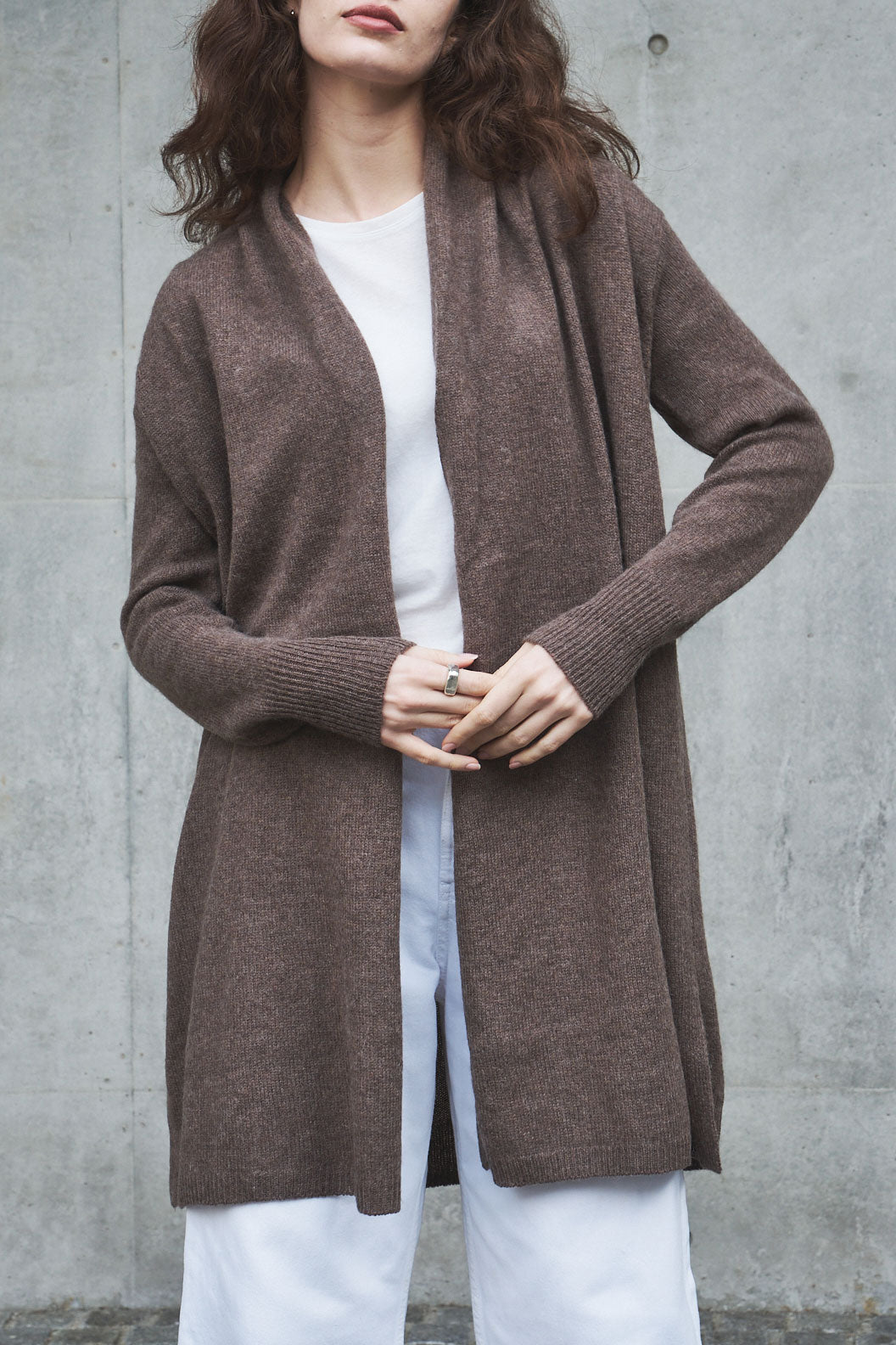 Royal alpaca cardigan G.BROWN/ CT22343 – C.T.plage